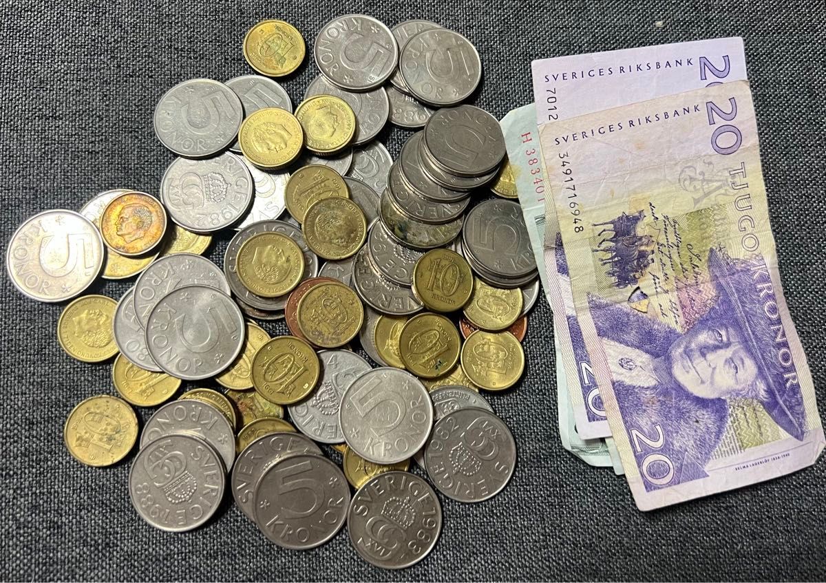 スウェーデン 564クローネ クローナ8560日本円 コイン スウェーデン旅行 スウェーデン 564クローネ クローナ 約8560日本円 コイン 古銭