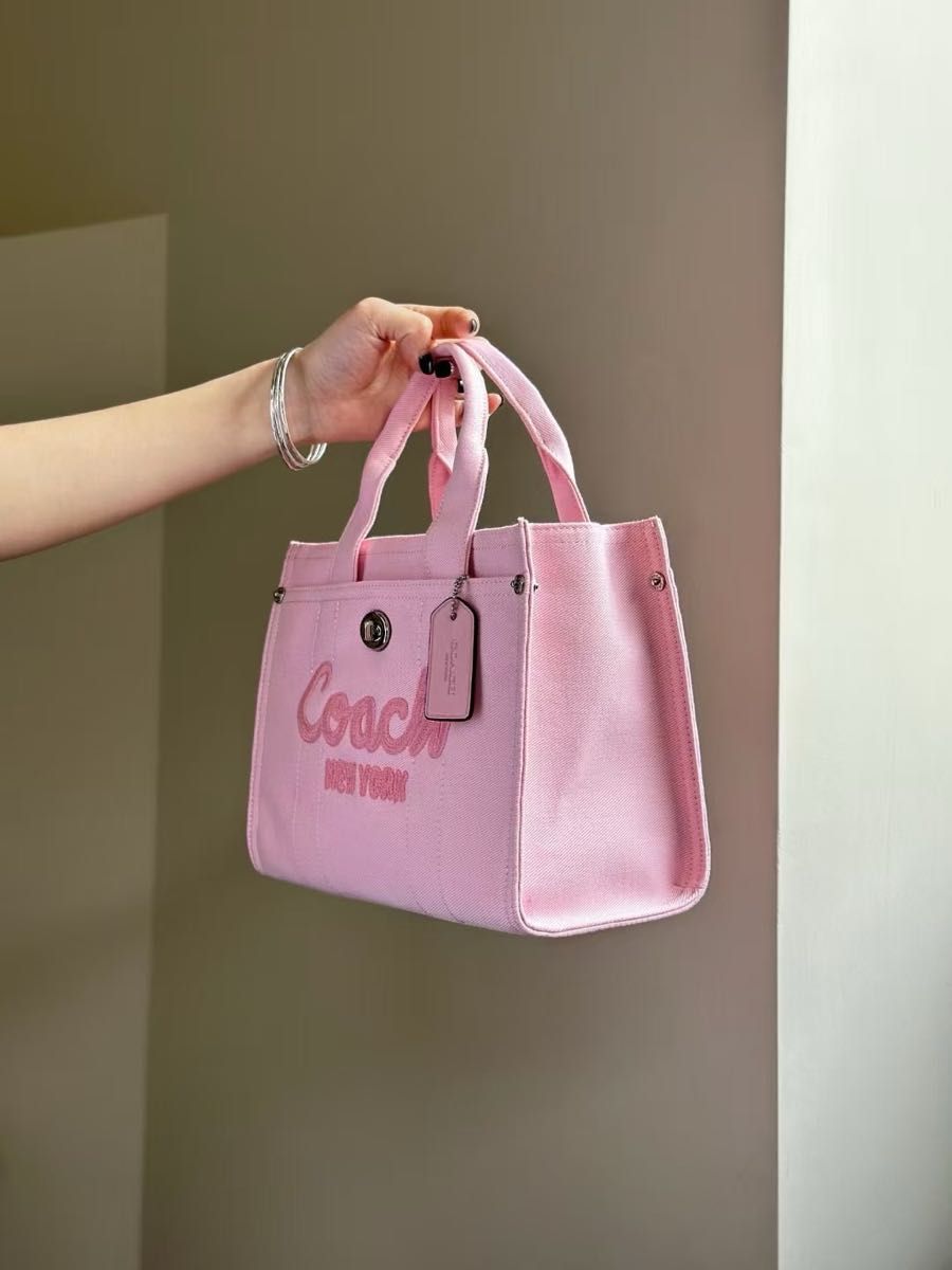 Coach ピンク 2way ハンドバッグ COACH コーチ ミニトートバッグ ピンク 2way新品・未使用|Yahoo