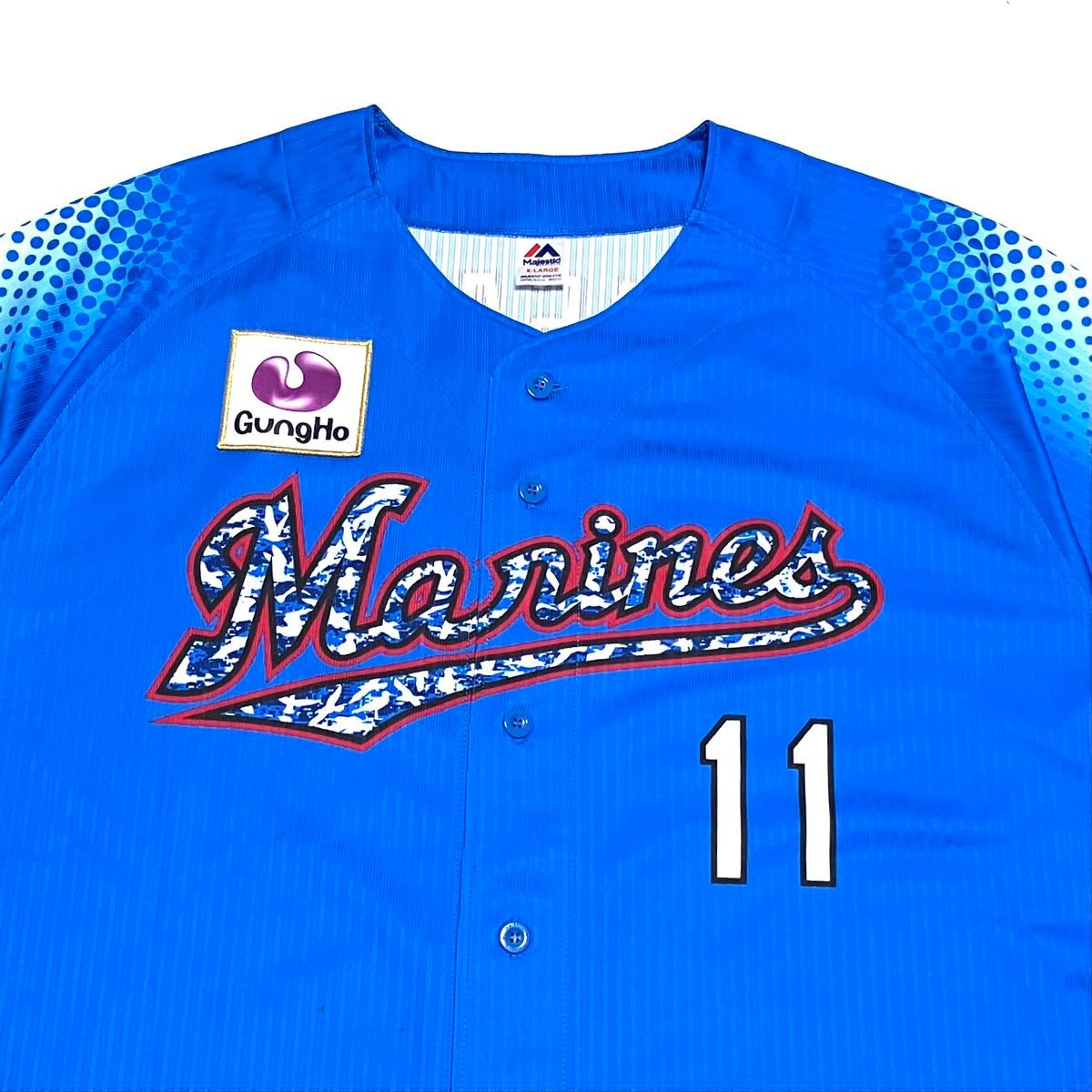 MIZUNO 千葉ロッテマリーンズ 11番 佐々木千隼選手 レプリカユニフォーム MIZUNO 千葉ロッテマリーンズ 11番 佐々木千隼選手 レプリカ