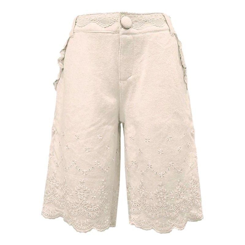 LIZLISA レースリボンショートパンツ lizlisa リズリサ レース ハーフパンツ ショートパンツ
