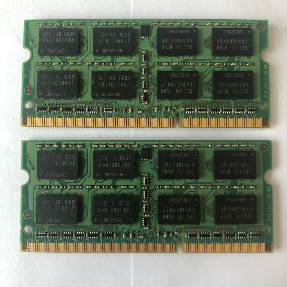  secondhand goods SAMSUNG 2GB 2Rx8 PC3-10600S-09-10-F2 memory (2 point set )