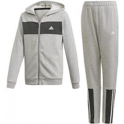  regular price 8239 jpy Adidas training wear French Terry sweat top and bottom set setup 150 size new goods gray ED6218