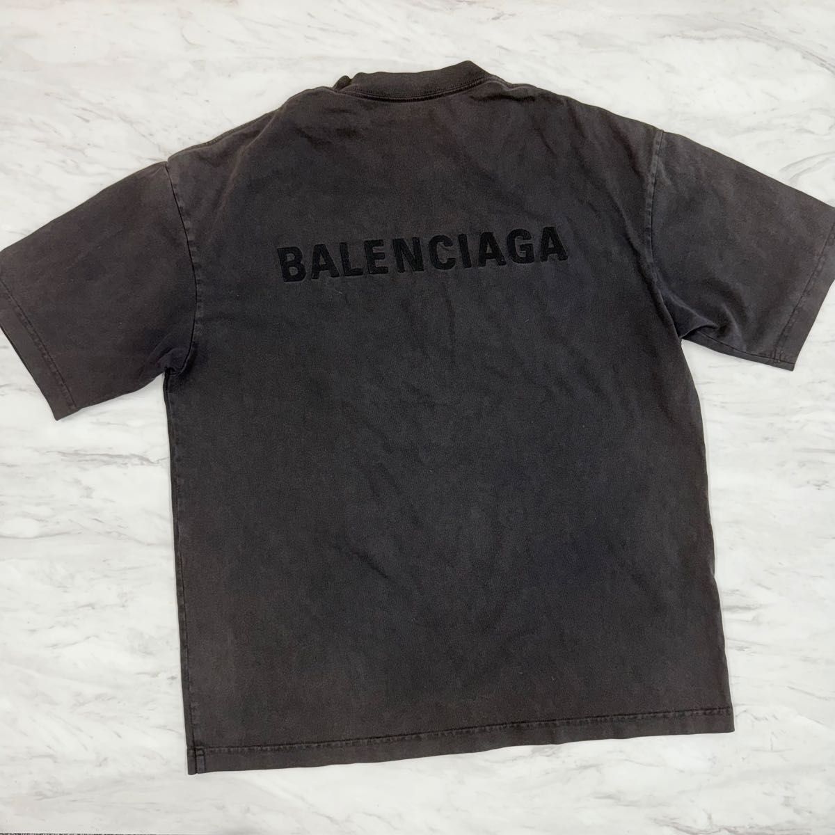 希少【BALENCIAGA】ロゴクルーネックTシャツ BALENCIAGA バレンシアガ ロゴクルーネックTシャツ xs|Yahoo