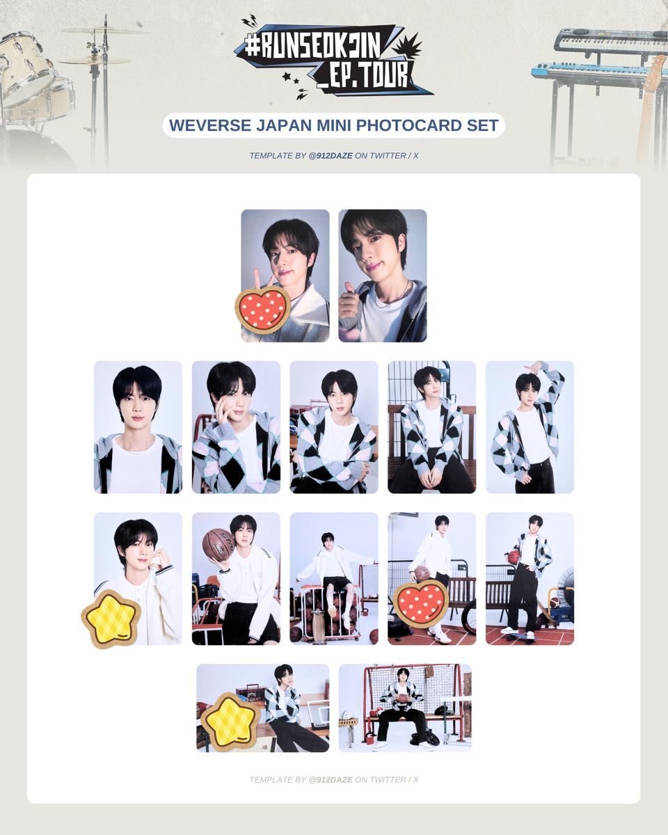 JINジンBTS 会場限定 Runseokjin ep tourトレカセット4枚 BTS Jin RUNSEOKJIN_ep Tour トレカ|Yahoo!フリマ(旧PayPay