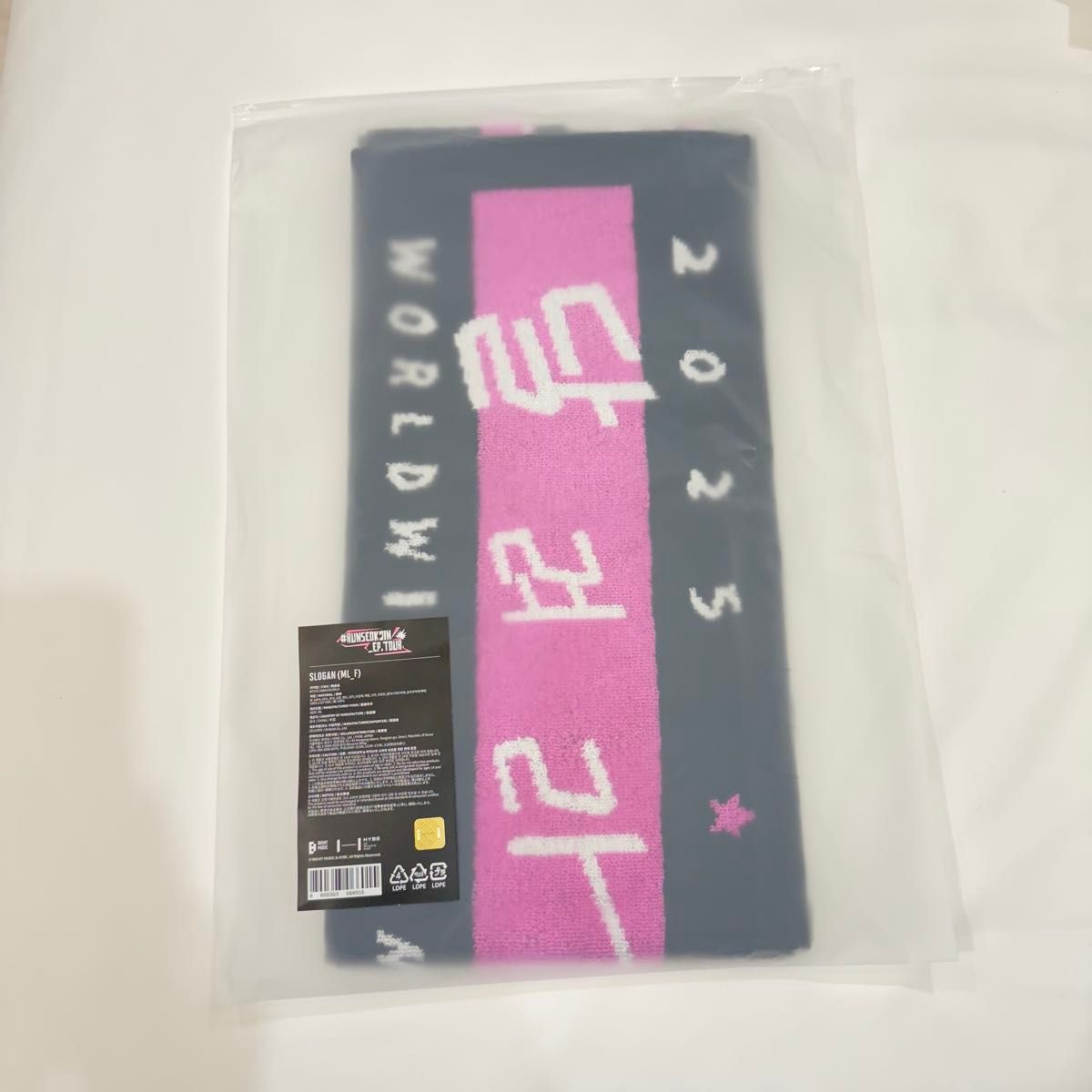 BTS ジン スローガンタオル コヤン ソウルコン RUNSEOKJIN BTS ジン JIN 新品未開封 ソウルコン RUNSEOKJIN in EP TOUR