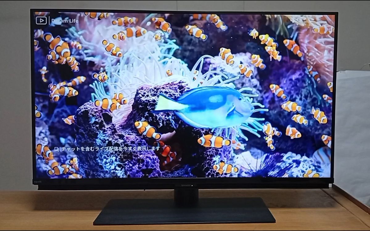 2020年シャープ製40V型の高解像度4Kチューナー内蔵、Android TV