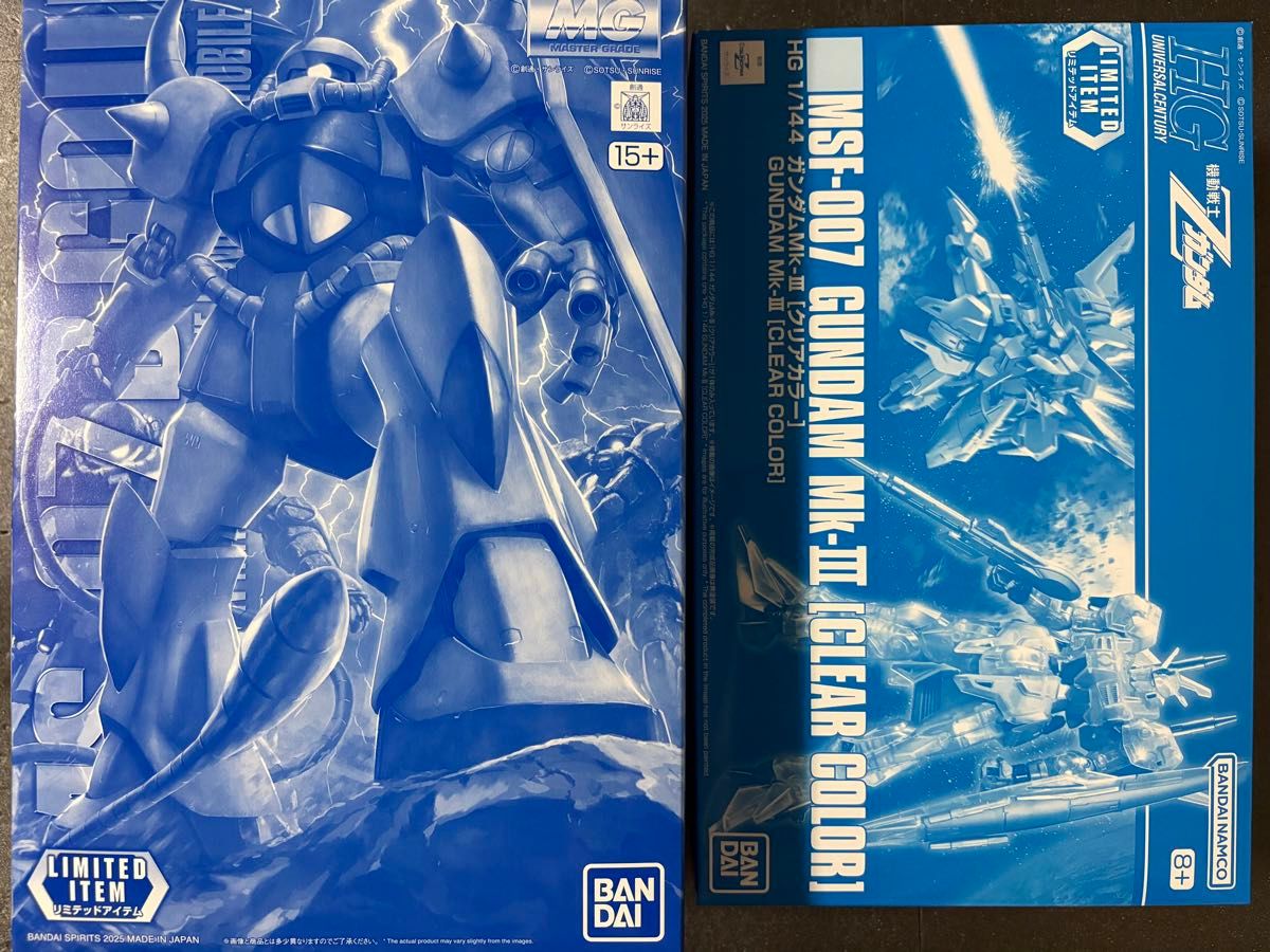 ❣️まるも❣️新品❤️無料送❤️MGグフVer2.0HGガンダムMk-Ⅲクリアカラ 新品 MGグフVer2 0HGガンダムMk-Ⅲクリアカラー 各1個セット