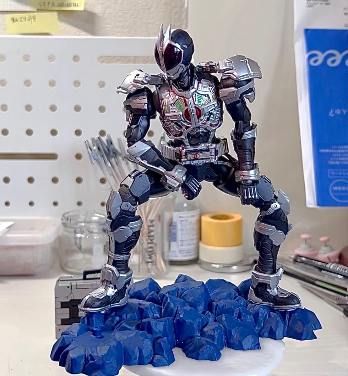 改造品 S.H.Figuarts 仮面ライダーファイズ アクセルフォームS.I.C.仮面ライダーファイズ 坂本洋一&KOMA