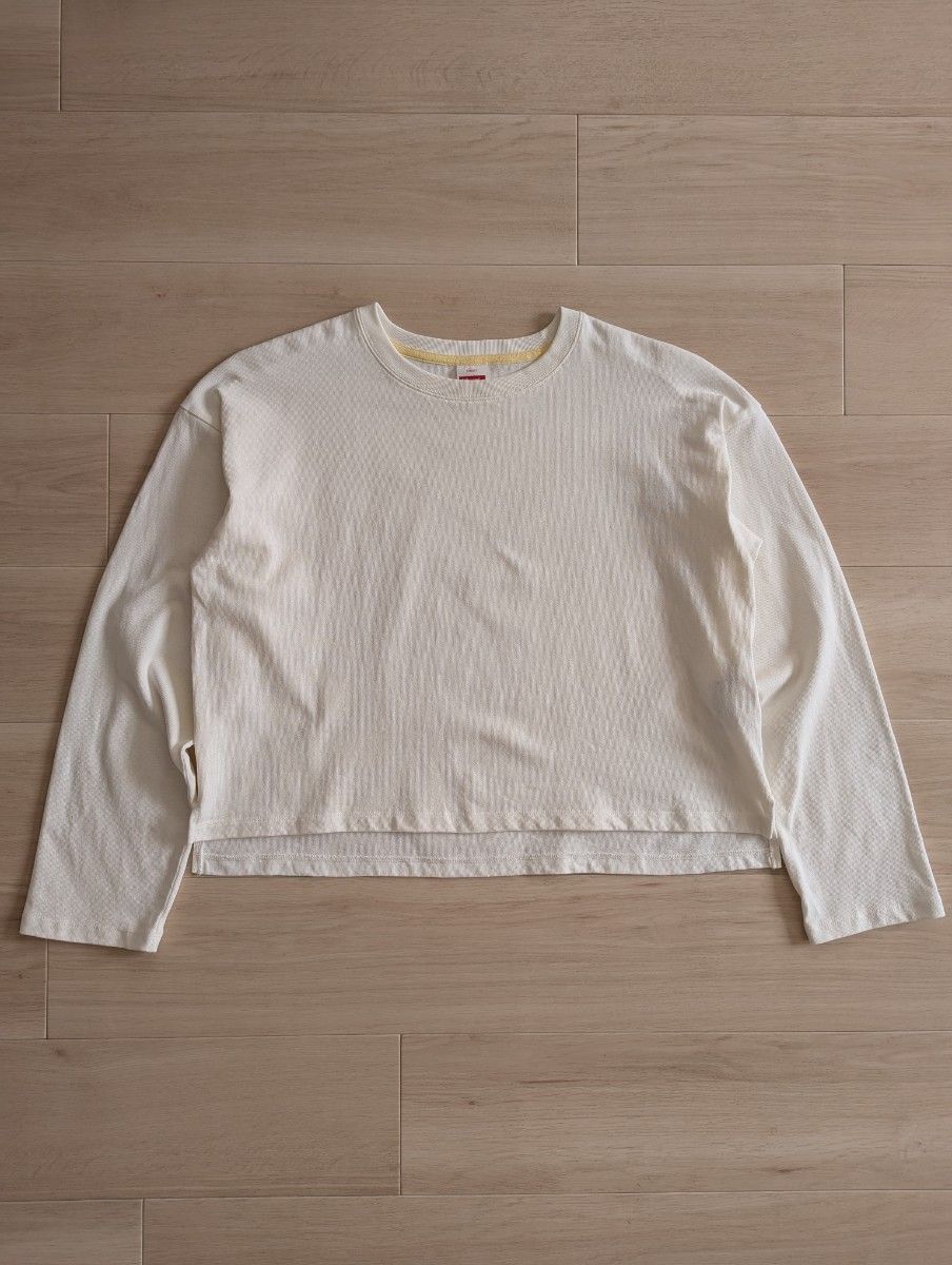 niko and... ニコアンド　COLOR マイスターロング TEE SHORT　クロップド丈/ロンT/カットソー