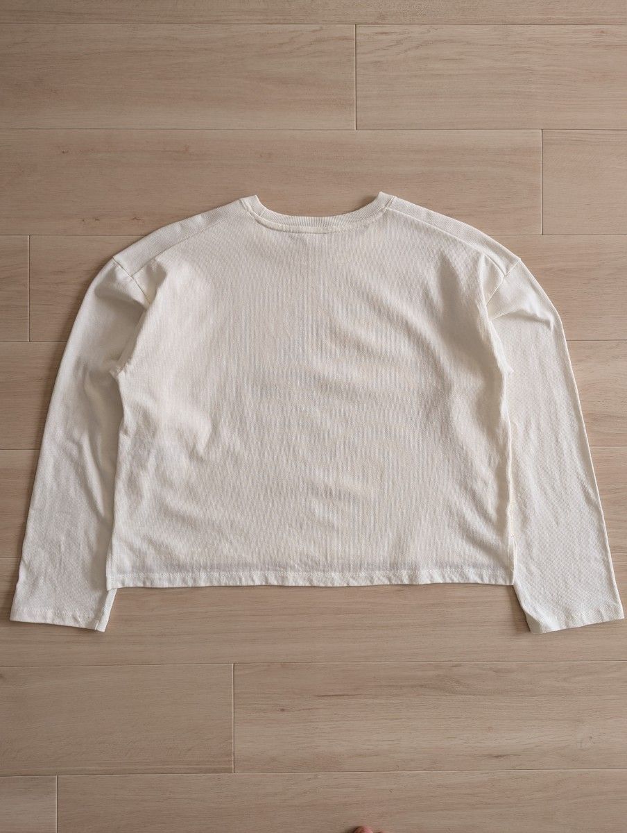 niko and... ニコアンド　COLOR マイスターロング TEE SHORT　クロップド丈/ロンT/カットソー