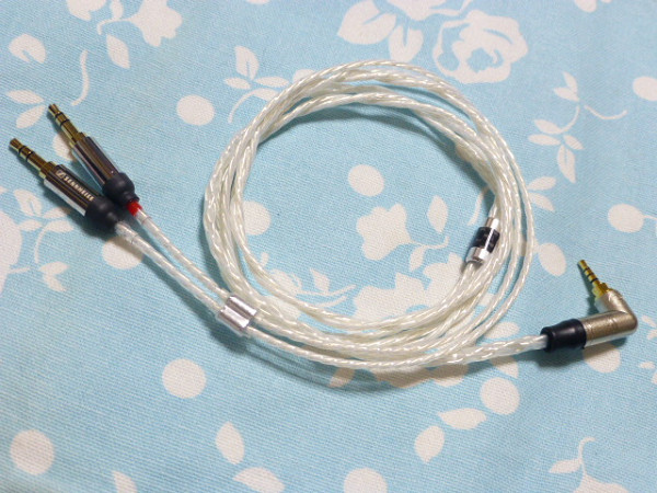 T1 2nd MDR-Z7 オーグライン 八芯 2 5mm4極 L字 120cm T1 2nd MDR-Z7 オーグライン 八芯 2 5mm4極 L字 120cm