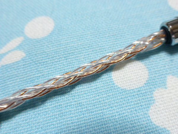 mini - mini cable 7N OCC original silver coating + 7N OCC original copper . core Blade knitting hybrid composition 3.5-3.5