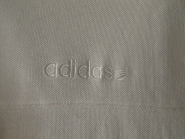 adidas 半袖　ポロシャツ サイズ XL O メンズ USED 白　ホワイト_画像5
