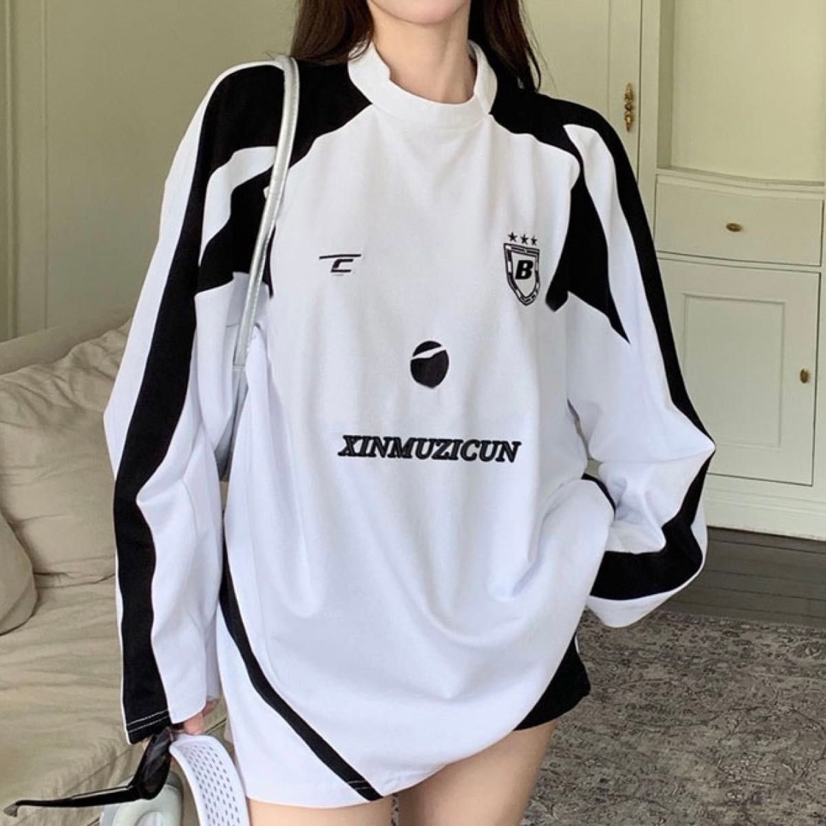 ドミナトリックス ホットライン オーバーサイズTシャツ サイドライン オーバーサイズ ロングTシャツ|Yahoo!フリマ(旧