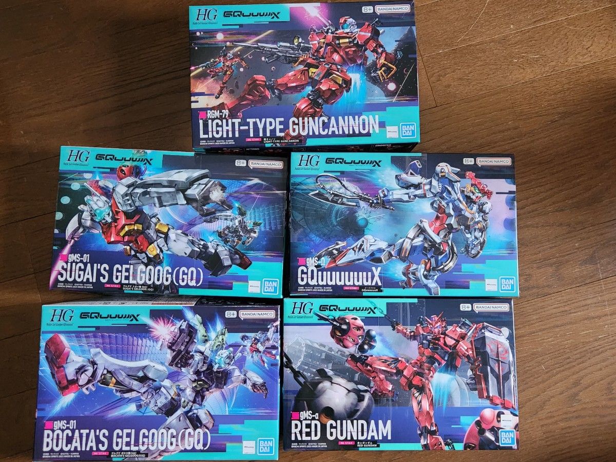 新品 未開封 HG ジークアクス 5個 セット HG 機動戦士ガンダム ジークアクス プラモデル5個セット|Yahoo