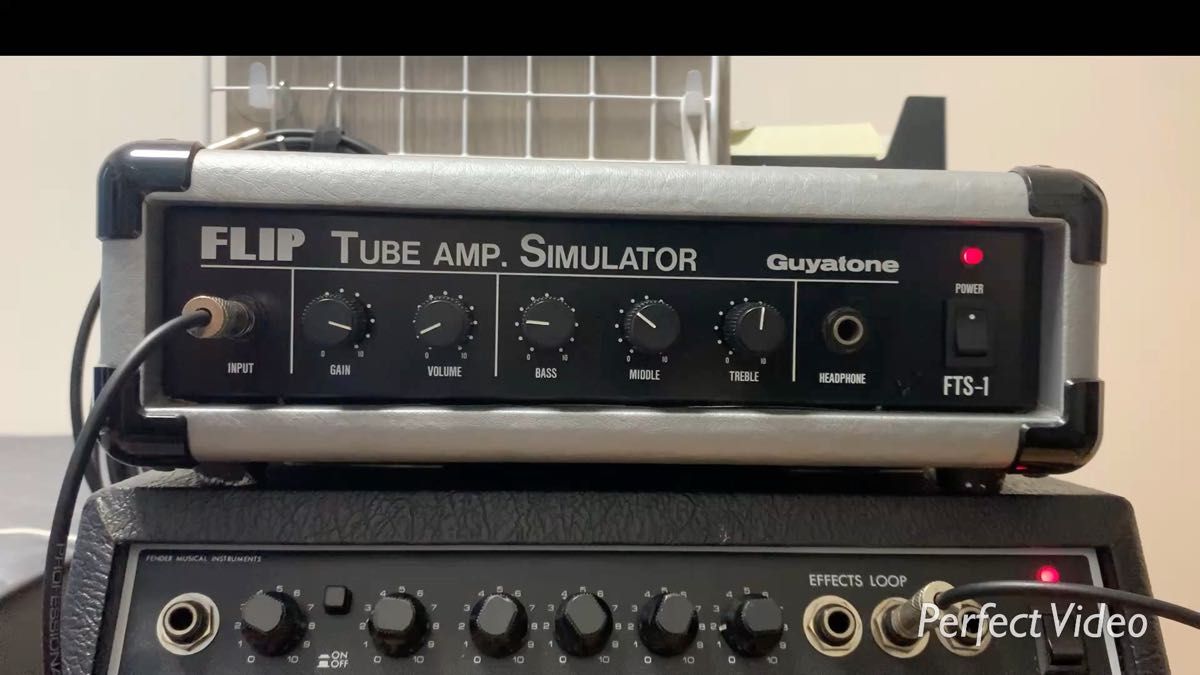 Guyatone FTS-1 FLIP TUBE AMP SIMURATOR 真空管搭載 プリアンプ アンプシミュレーター