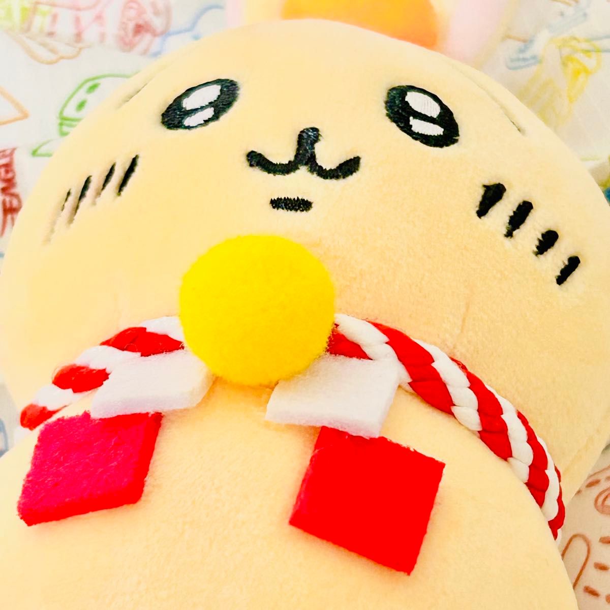 美品タグ無し ちいかわ 郵便局 おもちもちもちマスコット うさぎ 招福クリップ 美品タグ無し ちいかわ 郵便局 おもちもちもちマスコット うさぎ