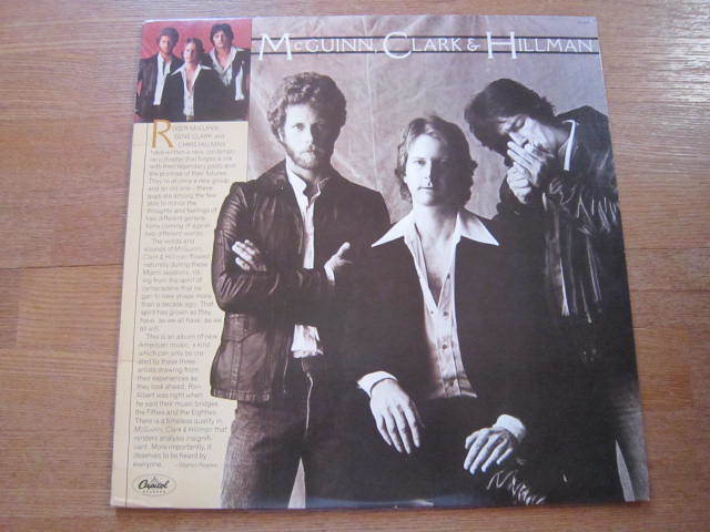 ■マッギン・クラーク & ヒルマン（MｃGUINN、CLARK＆HILLMAN）US盤LPレコード　1977年　ザ・バーズ_画像1
