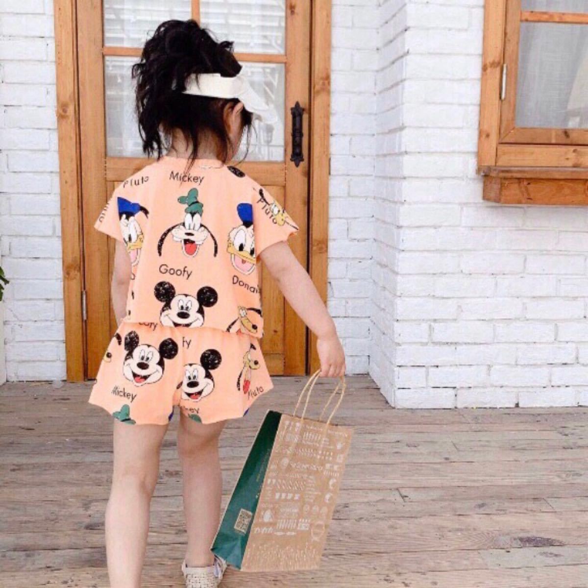 Paypayフリマ Yoディズニー オレンジ 130cm セットアップ 韓国子供服 韓国こども服 Paypayフリマ Yoディズニー オレンジ 130cm セットアップ 韓国子供服 韓国こども服