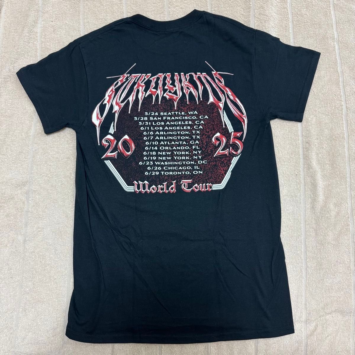 【匿名配送】スキズ 北米限定 dominATE Tシャツ Straykids スキズ ワルツ dominATE 北米限定グッズ Tシャツ