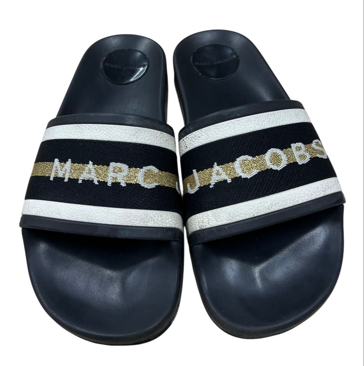 【MARC JACOBS】国内発送★サンダル MARC JACOBS シャワーサンダル 36 23㎝ ブラック|Yahoo!フリマ