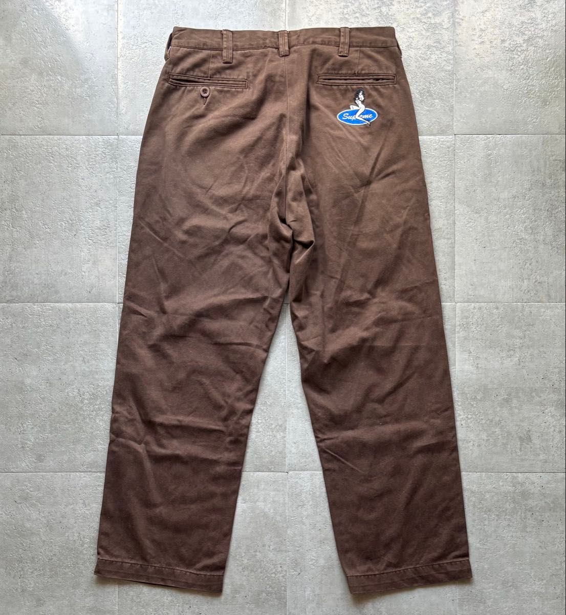 Supreme チノパン 36 ブラウン系チェック SUPREME 18SS Pin Up Chino Pant サイズ30シュプリーム ブラウン