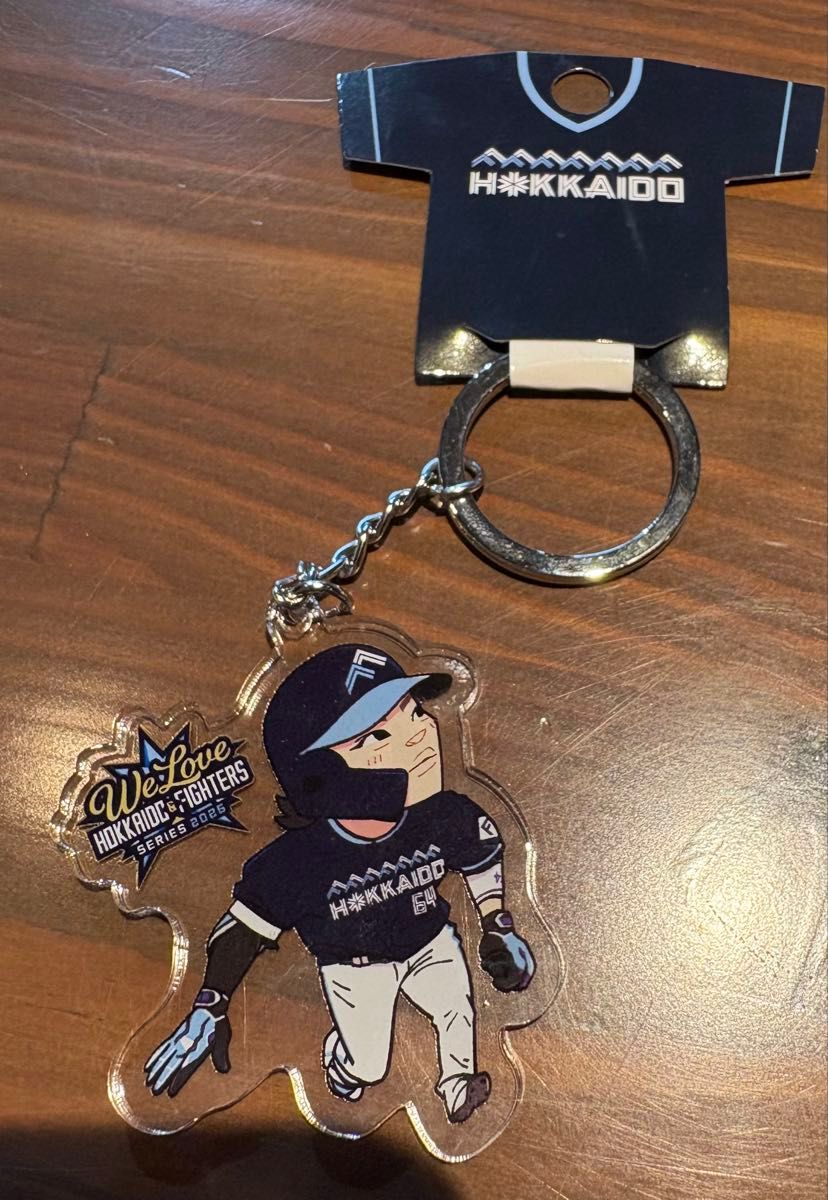 【新品未使用未開封】北海道日本ハムファイターズ 田宮裕涼選手 グッズ まとめ売り 完売 #64 田宮裕涼 WLH2025 イラストアクリルキーホルダー 日本