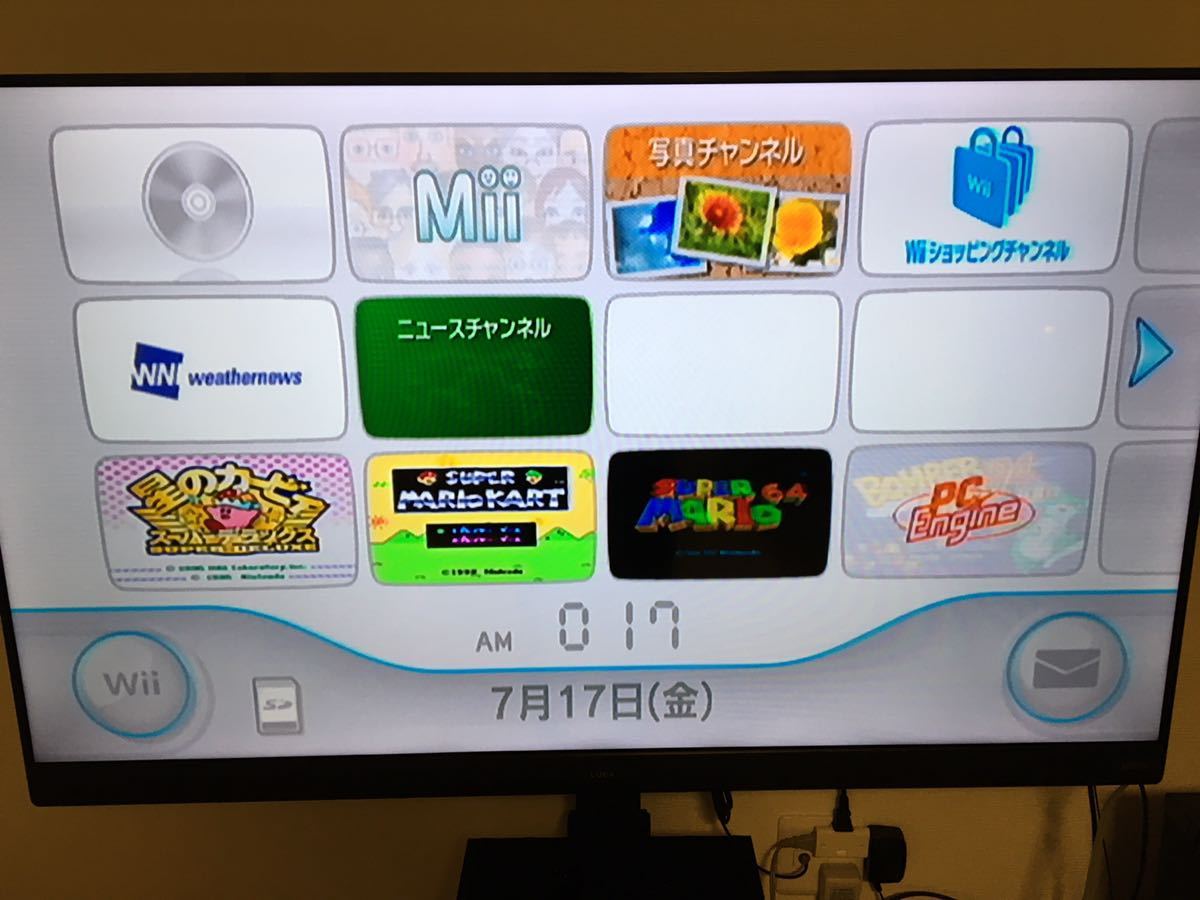 ヤフオク Nintendo 任天堂 Wii 本体 ホワイト N64マリオ S