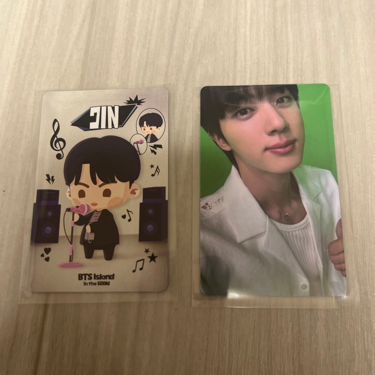 BTS RUNSEOKJIN_EP.TOURトレカ JIN ジン2枚 BTS ジン JIN RUNSEOKJIN_EP.TOUR 限定 トレカ 2枚 BTS ジン JIN