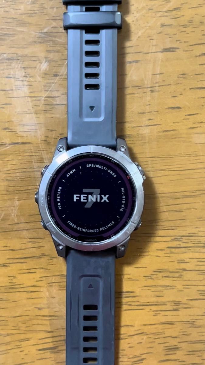 garmin fenix7 Sapphire DualPower Ti Carbon Gray DLC/TitaniumBand