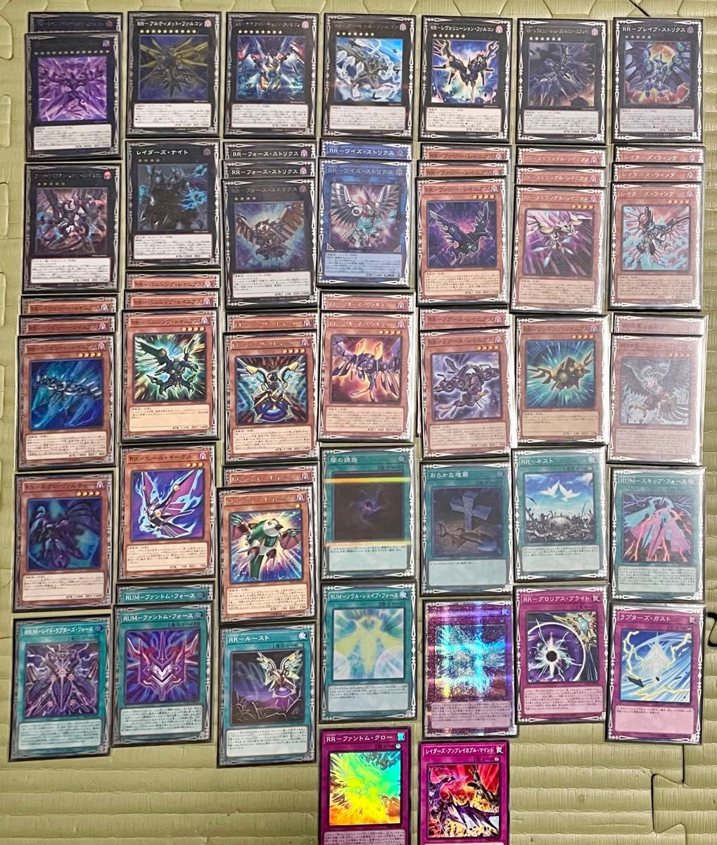遊戯王 レイドラプターズデッキ 優勝構築 高レアリティデッキ 三重スリーブ付き 遊戯王 RR レイドラプターズ 構築済みデッキ メイン40枚 EX15枚
