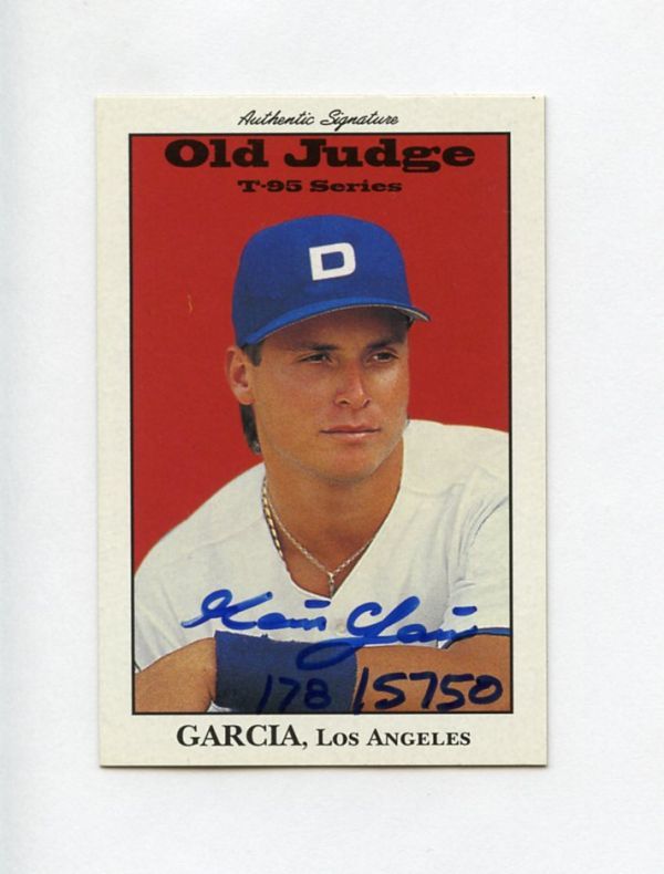 [MLB カード] Karim Garcia 1995 Old Judge 14 直筆サイン Auto 来日外国人 ガルシア オリックス・バファローズ_画像1