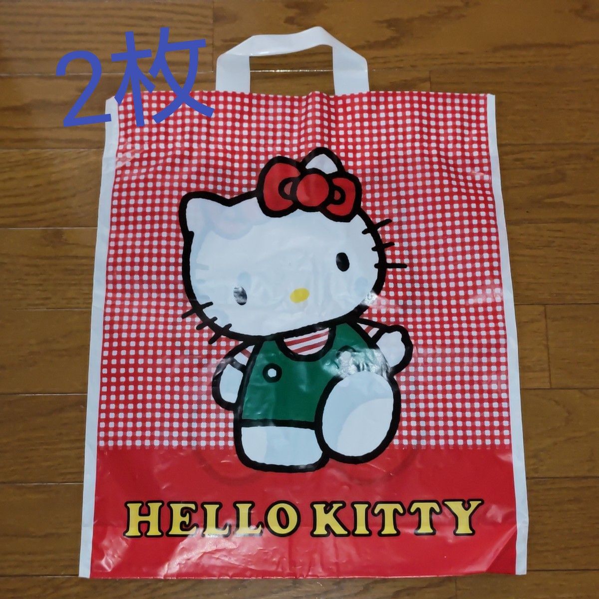 3.野いちごキティ チューリップキティ ビニールテープ 激レア サンリオレトロ 昭和レトロ Sanrio サンリオ HELLO KITTY ハローキティ チェック