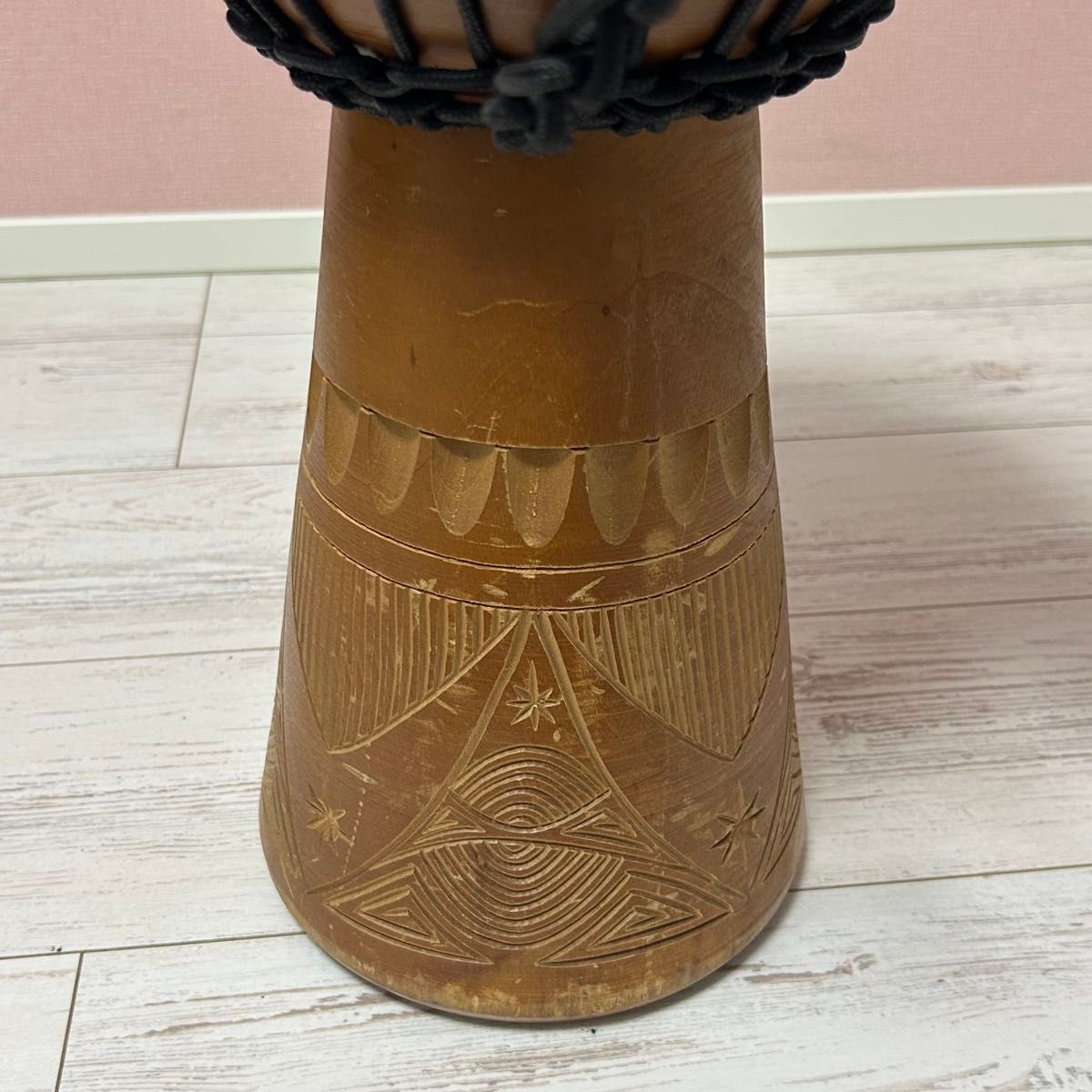 ジャンベ 楽器・機材 パーカッション・打楽器 アフリカ起源太鼓 民族楽器 彫刻 ジャンベ 楽器・機材 パーカッション・打楽器 アフリカ起源太鼓