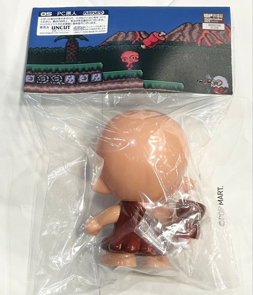 新品 UNCUT PC原人 ソフビ ワンフェス2025S ファミコン 新品未開封 UNCUTTOYS テレビゲームヒーロー PC原人 ソフビ