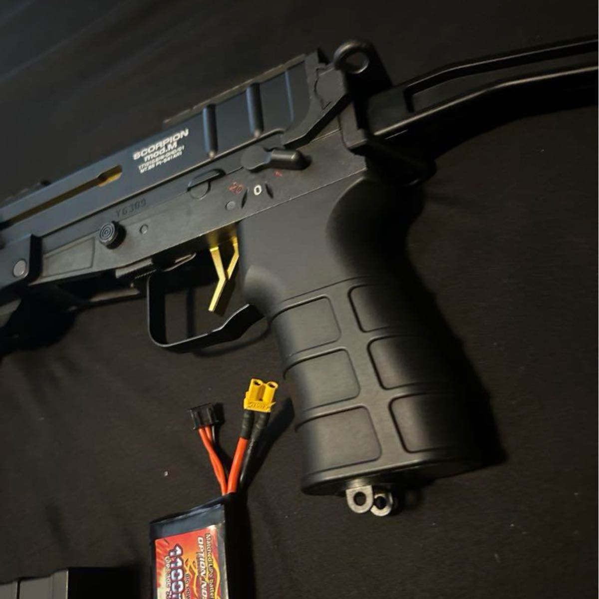 東京マルイ スコーピオンMOD M マガジン バッテリー付(カスタム済) カスタム済み】東京マルイ スコーピオンMOD M マガジン