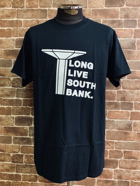 ★表記L/新品！ロングライブサウスバンク.LONG LIVE SOUTH BANK.ロゴプリントTシャツ.定価￥5500.スケボー.黒.ロンドンスケータースタイルの画像2