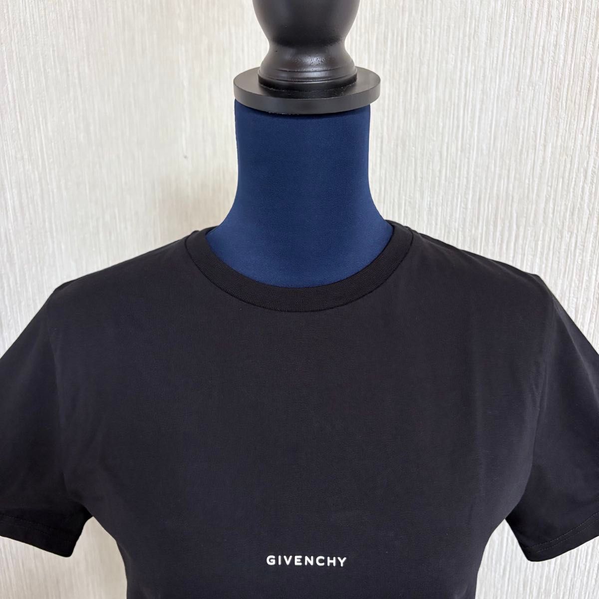 【極美品】GIVENCHY ロゴ STOP Tシャツ 半袖 カットソー M 人気 美品】 GIVENCHY ロゴTシャツ ブラック Tシャツ カットソー