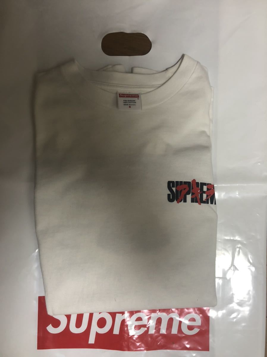 超安い品質 tokyo neo akira supreme ロンT 白 s 長袖Tシャツ