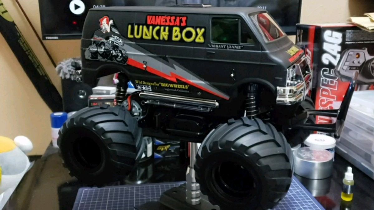 タミヤ 1/12 ランチボックス ブラックエディション カスタム ファインスペック2.4G フルセット 新品 期間限定