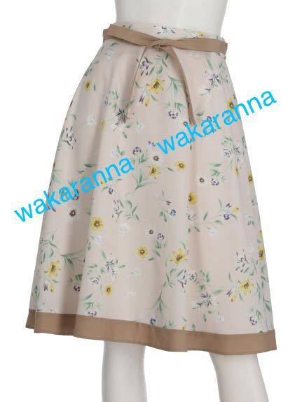 【福袋セール】 フラワー バイカラー レッセパッセ 新品 プリントSKスカート38号 未着用 茶色 ベルト リボン 雑誌掲載 ベージュM花柄9ヘム ピンク スカート 【福袋セール】 フラワー バイカラー レッセパッセ 新品 プリントSKスカート38号 未着用 茶色 ベルト リボン 雑誌掲載 ベージュM花柄9ヘム ピンク スカート