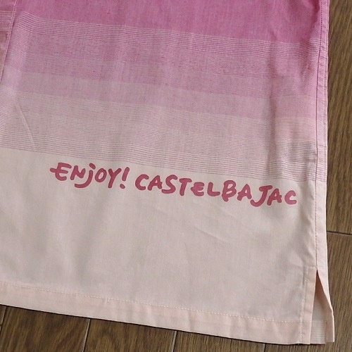  быстрое решение * Castelbajac * дизайн рубашка 3 белый / розовый серия с биркой не использовался прекрасный товар! женский короткий рукав сделано в Японии *