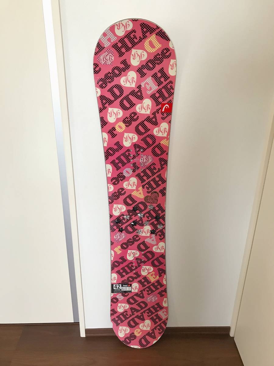 中古 HEAD スノーボード板 スノボ板 143cm ワックス済 ロッカーボード スノボ_画像1