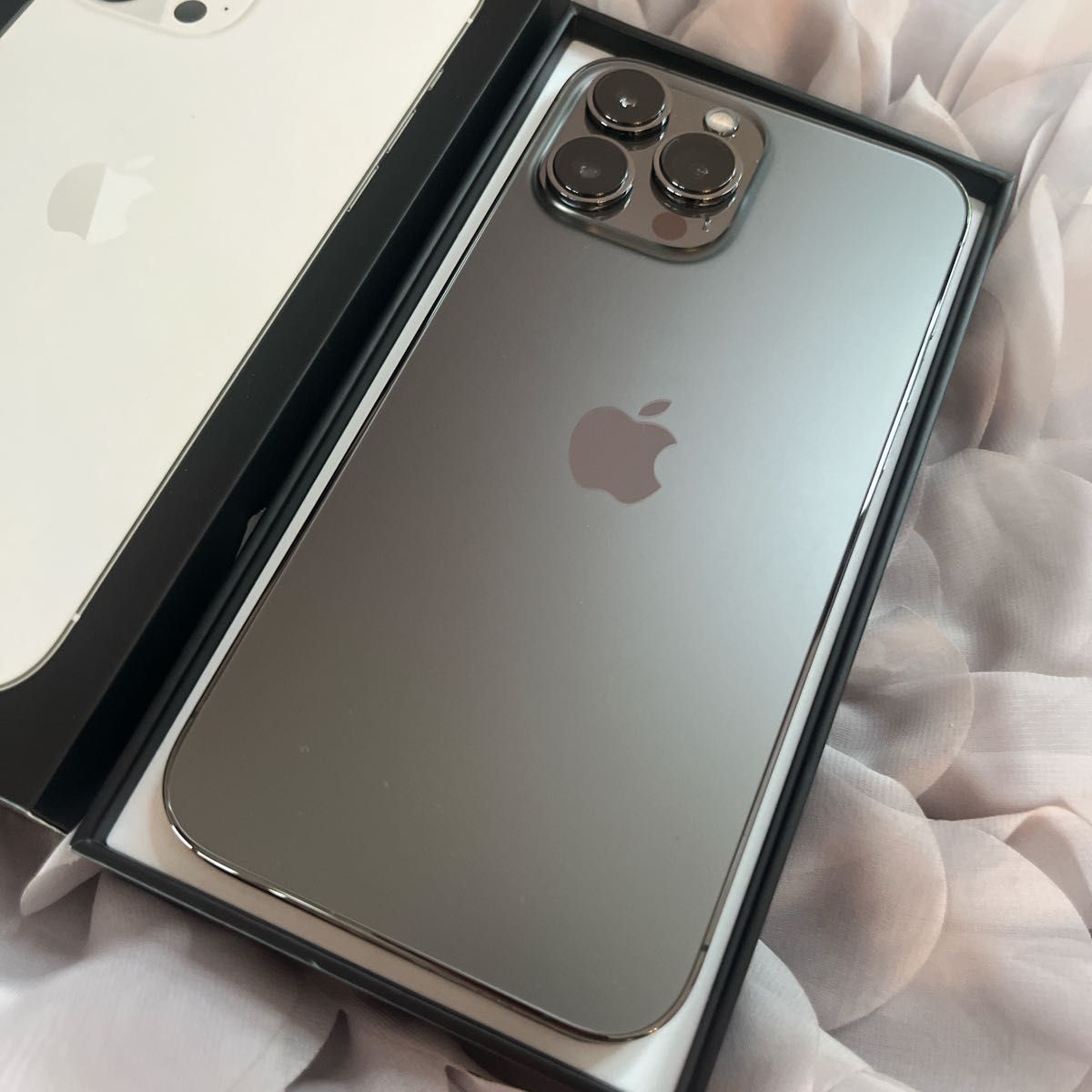 iPhone 13 ProMax グラファイト128G バッテリー100% 新品】iPhone 13 pro Max 128GB グラファイト SIMフリー