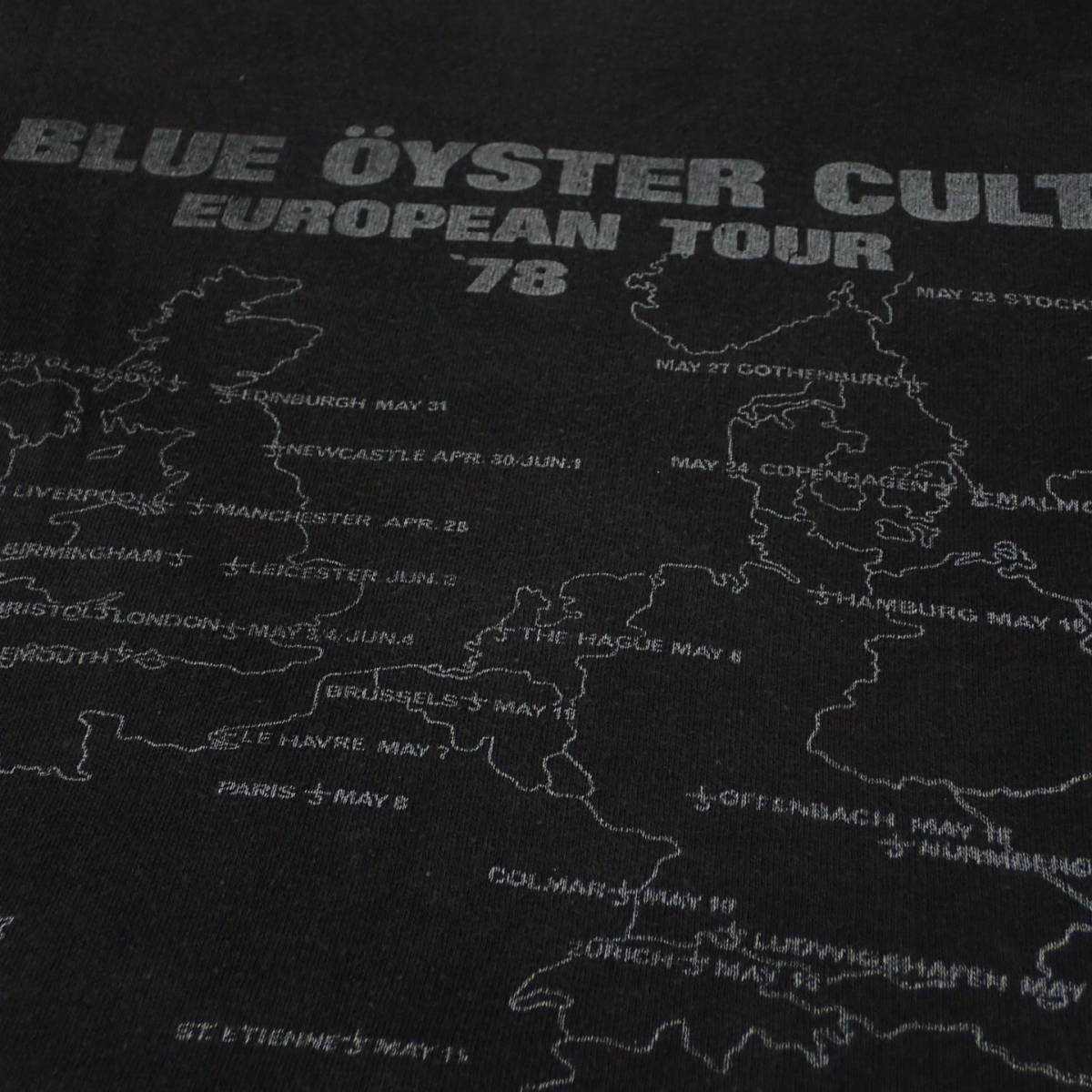 ■ 70s BLUE OYSTER CULT Vintage T-shirt ■ ブルーオイスターカルト ヴィンテージ Tシャツ 当時物 本物 バンドT ロックT