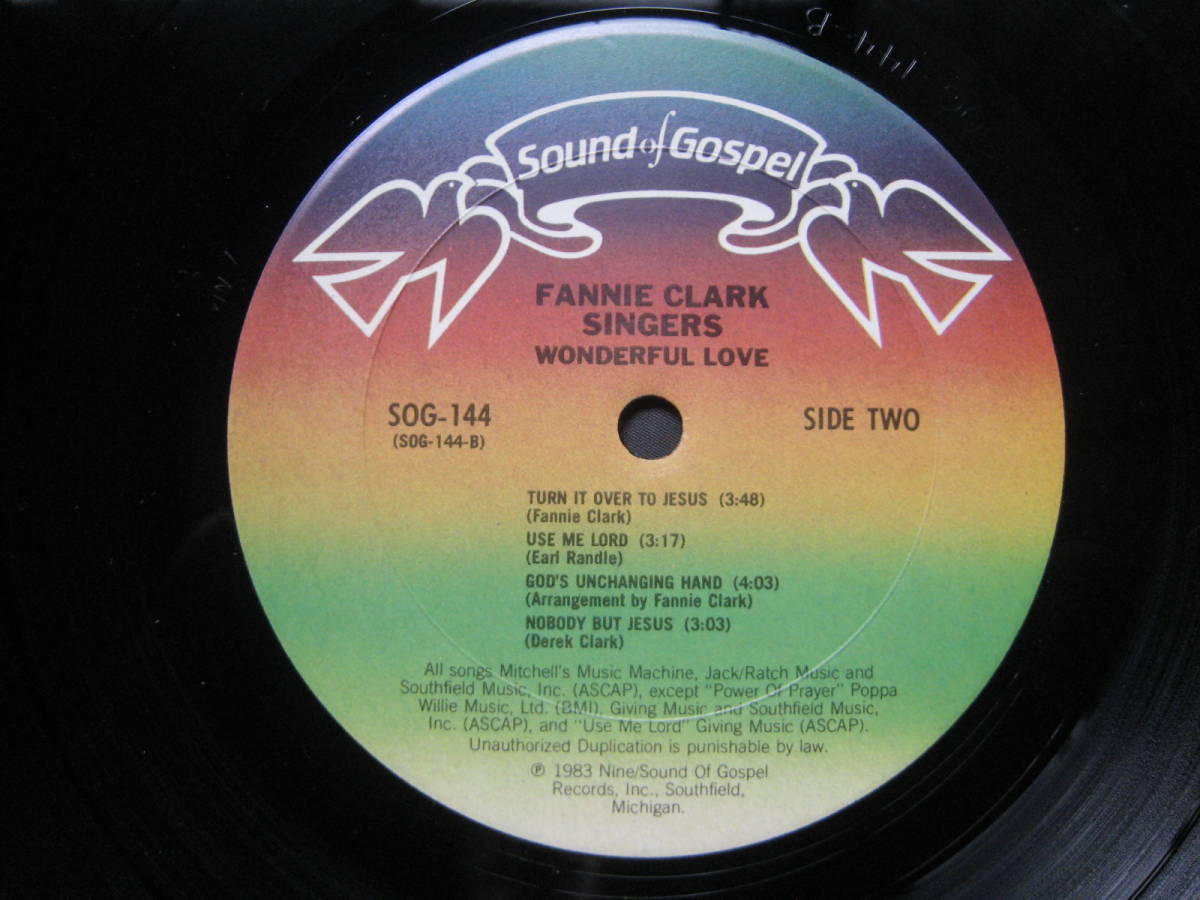 [メガレア][美品][米国原盤] The Fannie Clark Singers Willie Mitchell Hi Records Ann  Peebles ウィリー・ミッチェル製作