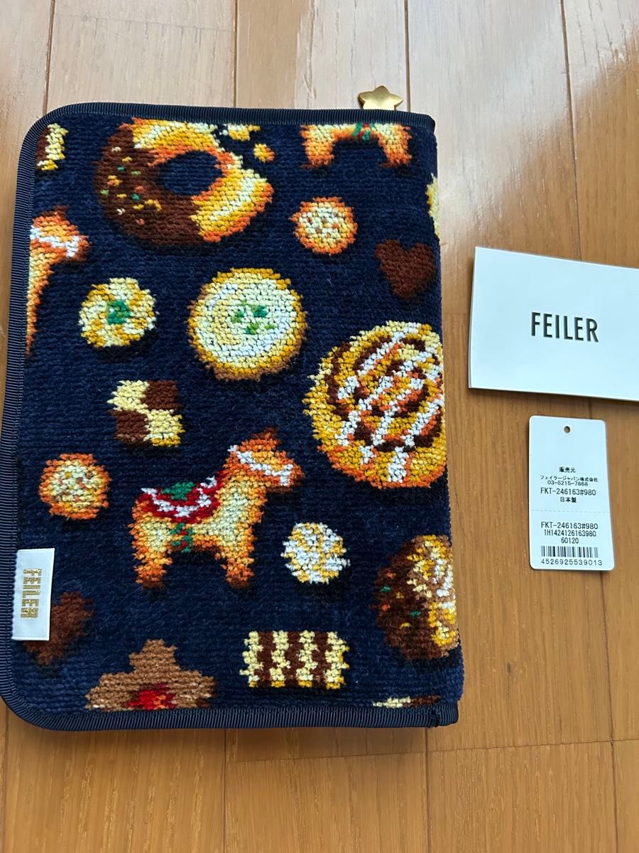 【完売】フェイラー マルチケース★フィーカタイム・web限定品 フェイラー フィーカタイム マルチケース web限定 ネイビー