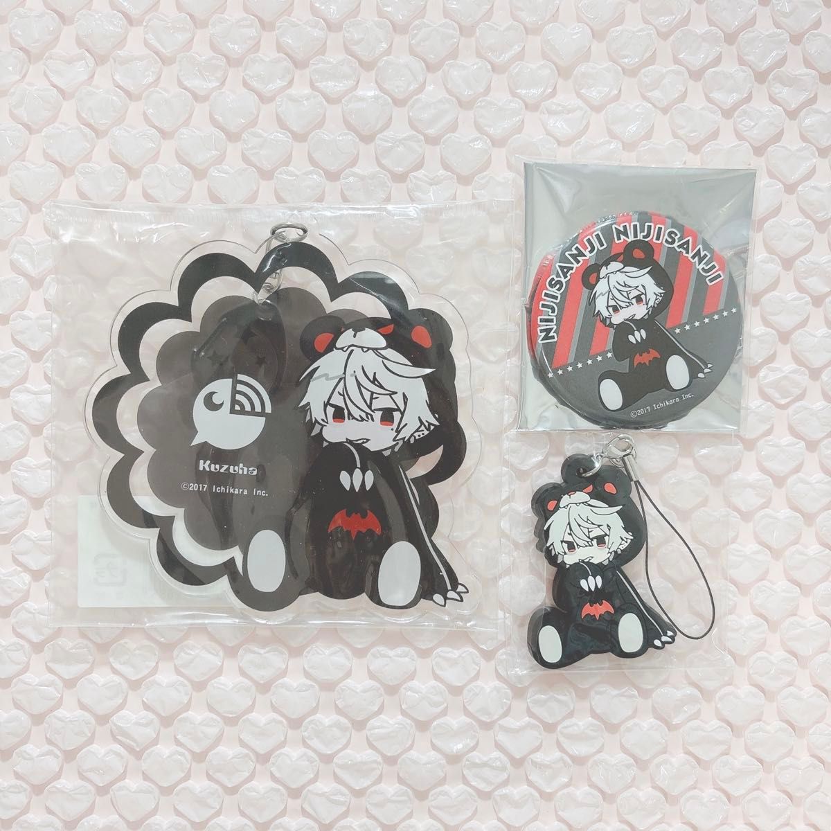 にじさんじ 葛葉 くま アクキー ラバスト ラバマス 缶バッジ にじさんじ 葛葉 くま アクキー ラバスト ラバマス 缶バッジ
