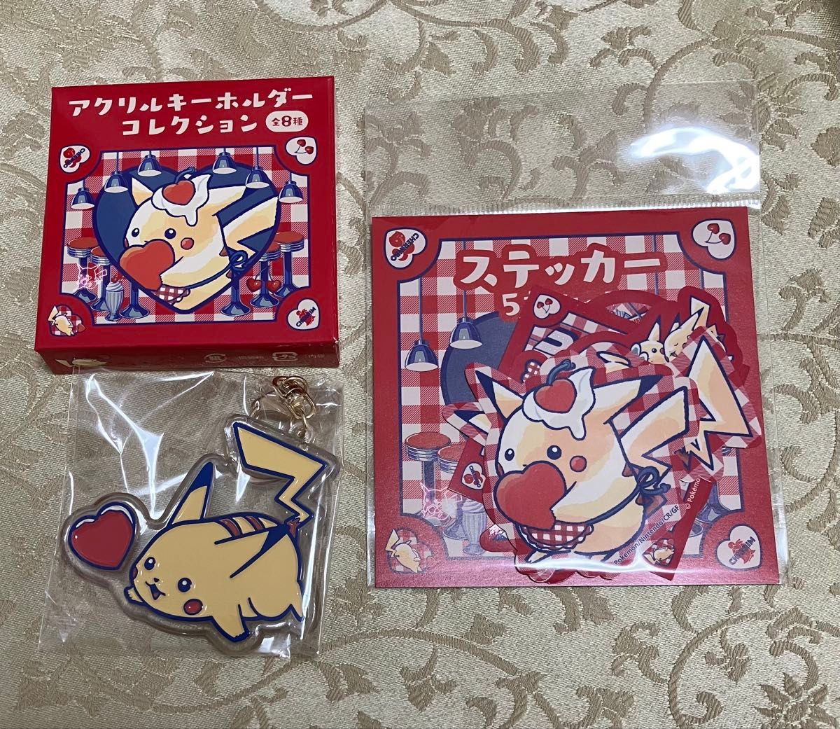 アクリルキーホルダーコレクション PIKACHU DINER 7点まとめ売り アクリルキーホルダーコレクション PIKACHU DINER 7点まとめ売り