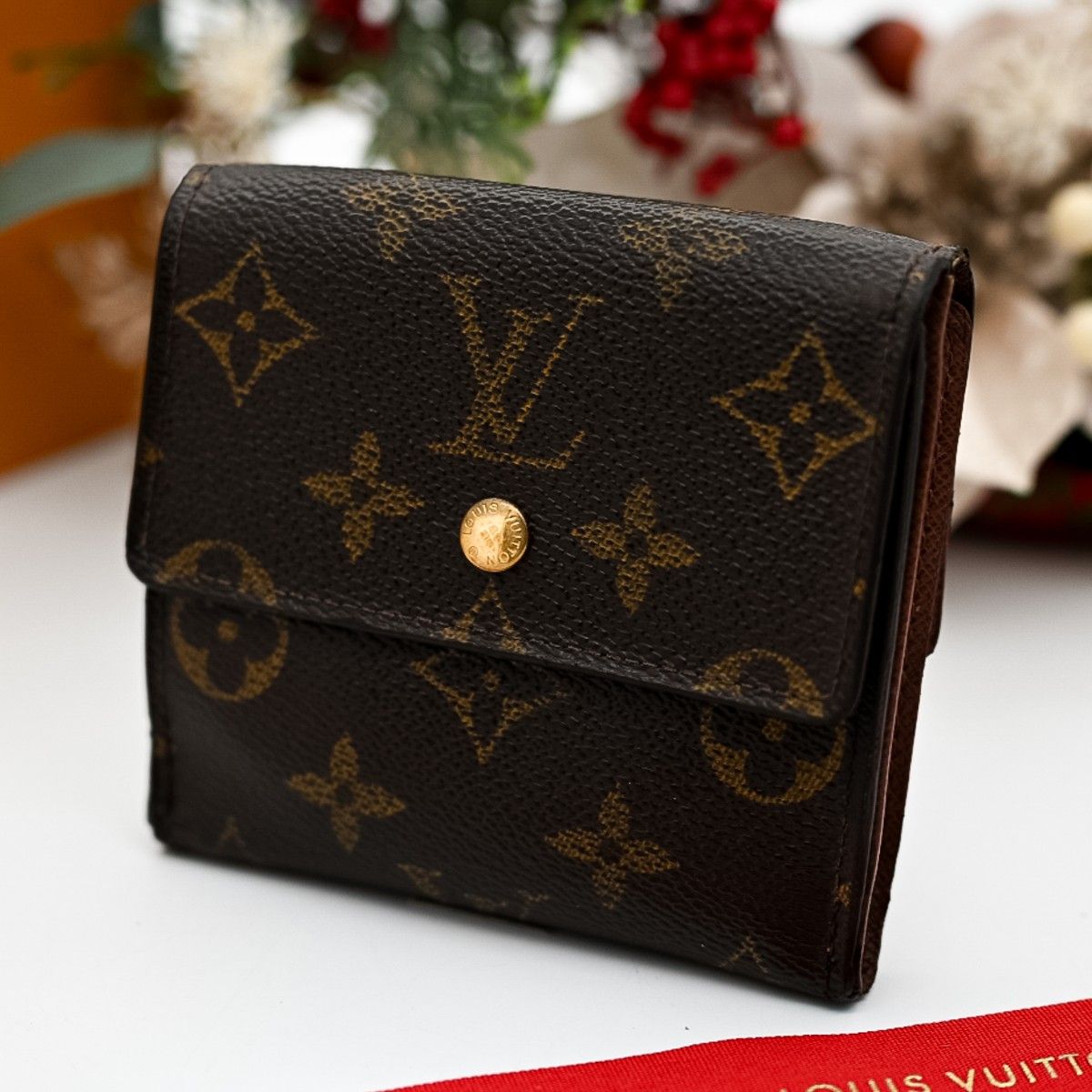 LOUIS VUITTON ルイヴィトン 三つ折り財布 カルトクレディ R958 Louis Vuitton 財布 モノグラム カルトクレディ コンパクト ルイ